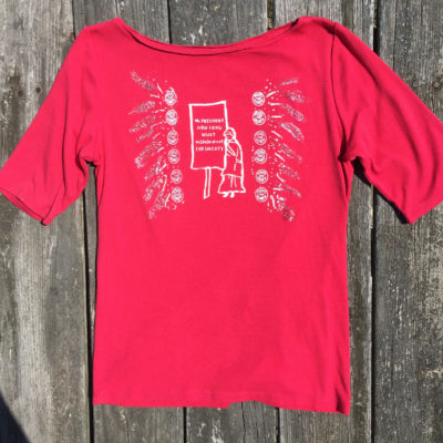 X Large Pink Suffrage Shirt