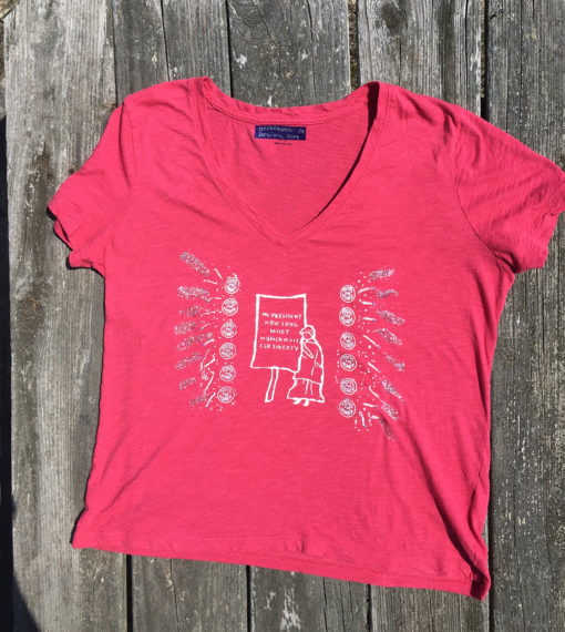 medium Red Suffrage Shirt