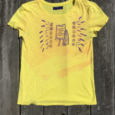 Small Yellow Suffrage Shirt
