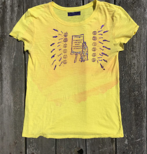 Small Yellow Suffrage Shirt